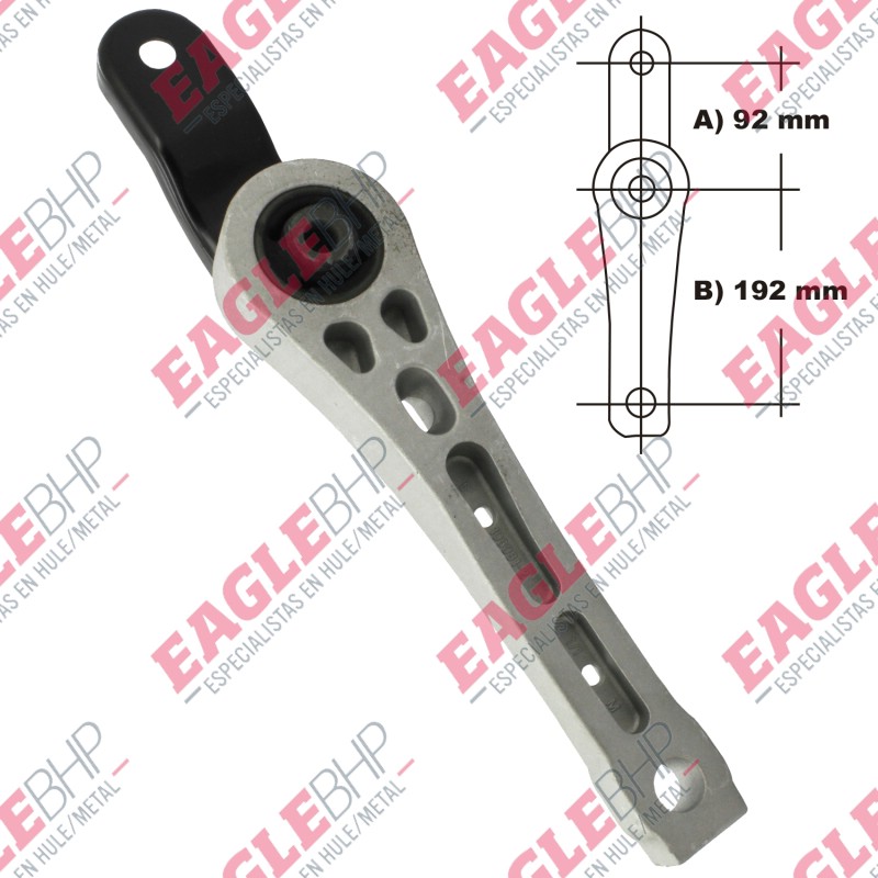 3191 Soporte Torsion Eagle A: 92mm B: 192mm